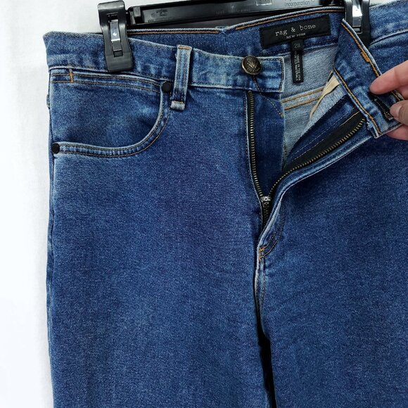 Rag & Bone Jeans Womens 28 X 26"Cropped Flare Denim High Rise *modified - Picture 15 of 16